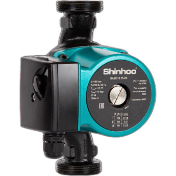 Насос циркуляционный SHINHOO BASIC PRO 40-14F поверхностный IP42 Насос циркуляционный SHINHOO BASIC PRO 40-14F поверхностный IP42