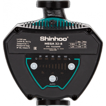 Насос циркуляционный SHINHOO MEGA 32-8 поверхностный IP42
